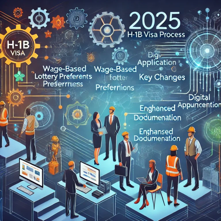 What are the key changes in the 2025 H-1B visa application process?